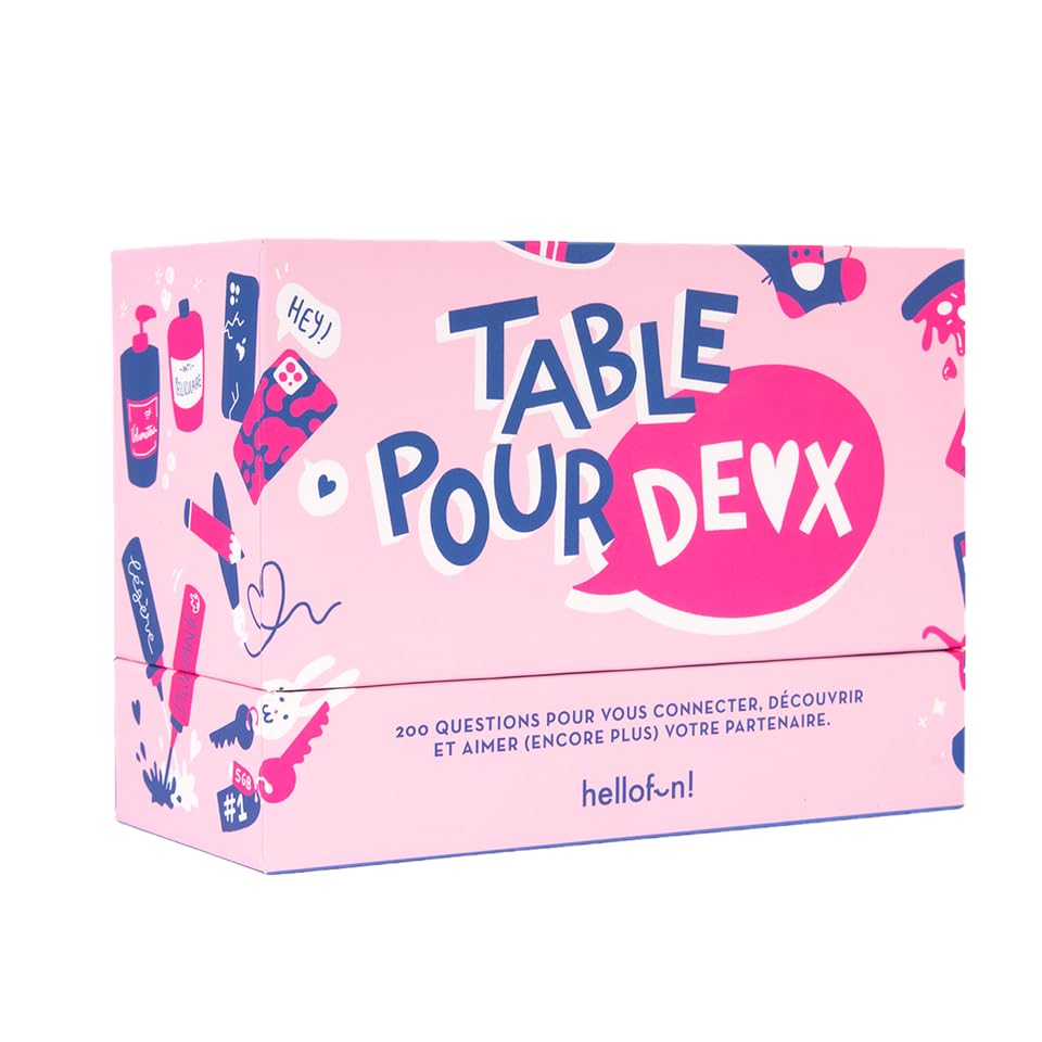 Table pour deux- jeux fun et romantique