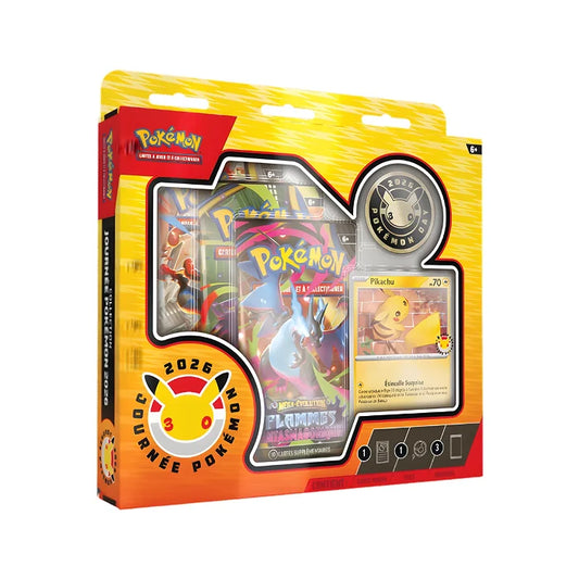 Coffret Pokémon Pikachu — Collection Journée Pokémon 30 ans
