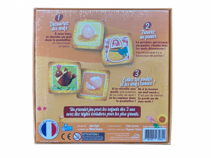 Jeu de société (Tous au poulailler ) face arrière