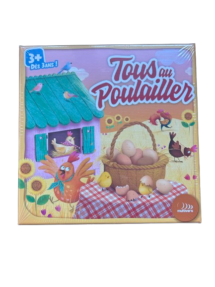 Jeu de société (Tous au poulailler) face avant 